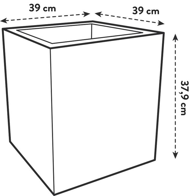 vivo next square 40cm blanc
